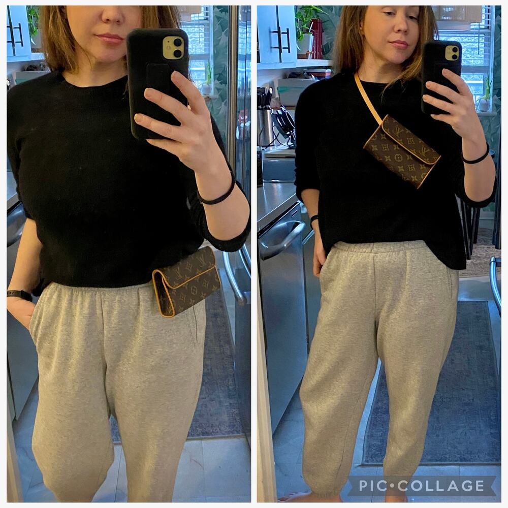 Louis Vuitton Florentine Waist Belt Bum Bag Monogram Crossbody Shoulder Clutch - Picture 15 of 16